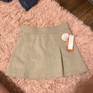 Girls beige soft skirt